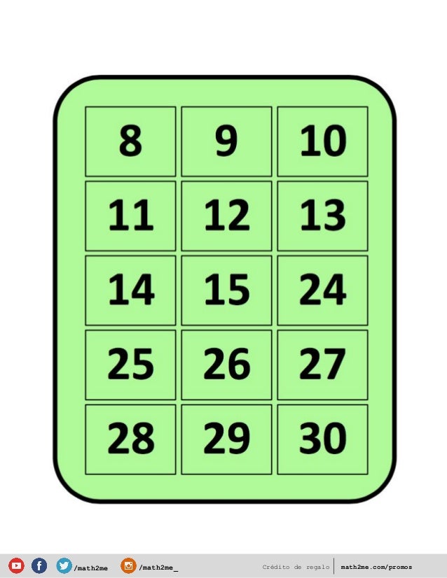 Math2me magia tarjetas