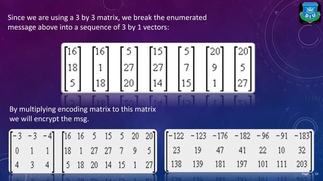 Applications of linear algebra in computer science | PPTX