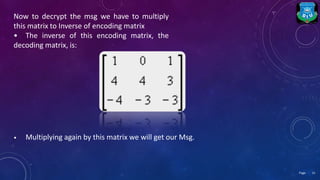 Applications of linear algebra in computer science | PPT