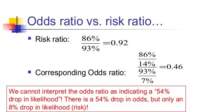  1000 odds vs risk ratio 111183 odds ratio vs risk reduction 