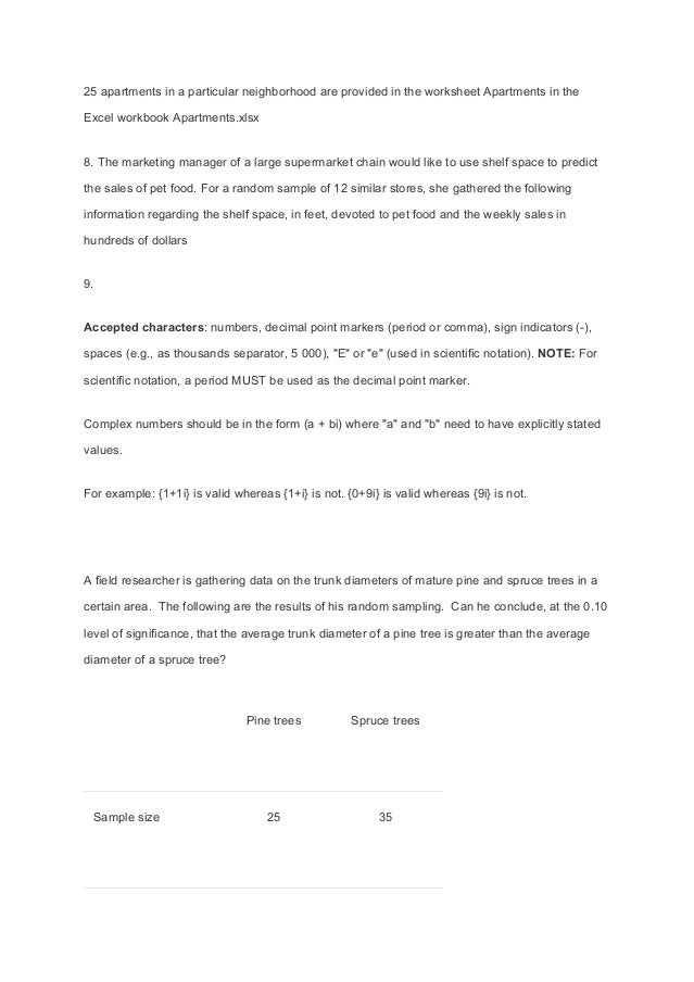 Math 302 statistics quiz 5