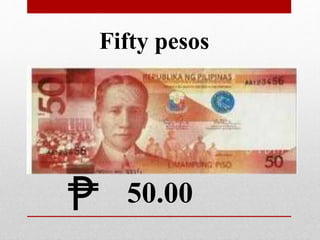 math 3 philippine money
