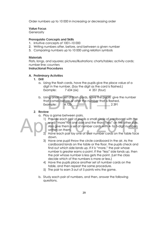 Grade 3 Math Teachers Guide | PDF