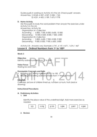 Grade 3 Math Teachers Guide | PDF