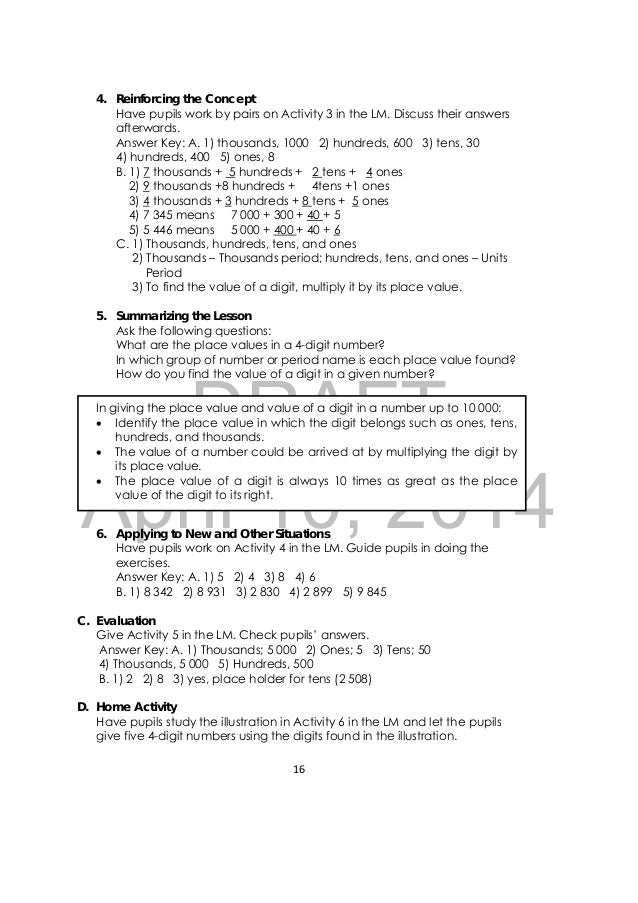 Grade 3 Math Teachers Guide
