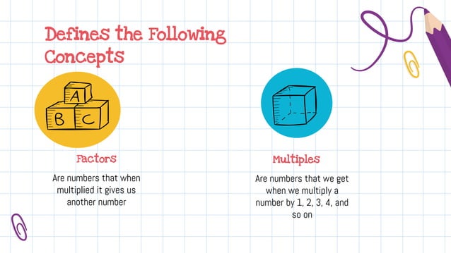 Factors and Multiples | PPTX