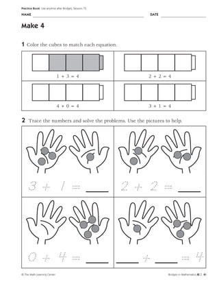 Math K4 Practice Book