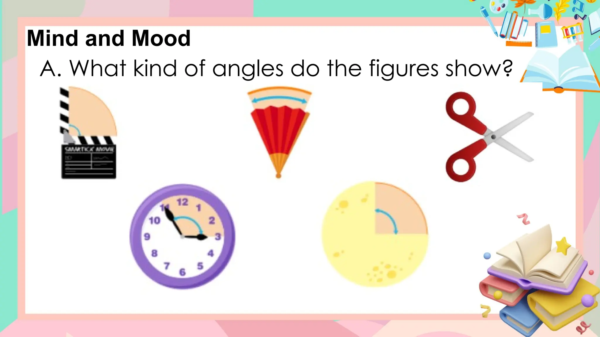 A. What kind of angles do the figures show?
Mind and Mood
 