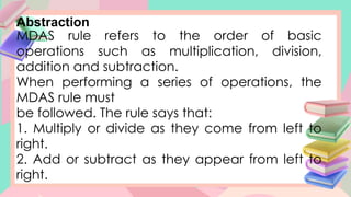 Comprehensive Math 4 Lesson on Order of Operations Using MDAS Rules | PPTX