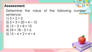Comprehensive Math 4 Lesson on Order of Operations Using MDAS Rules | PPTX
