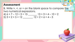 Comprehensive Math 4 Lesson on Order of Operations Using MDAS Rules | PPTX