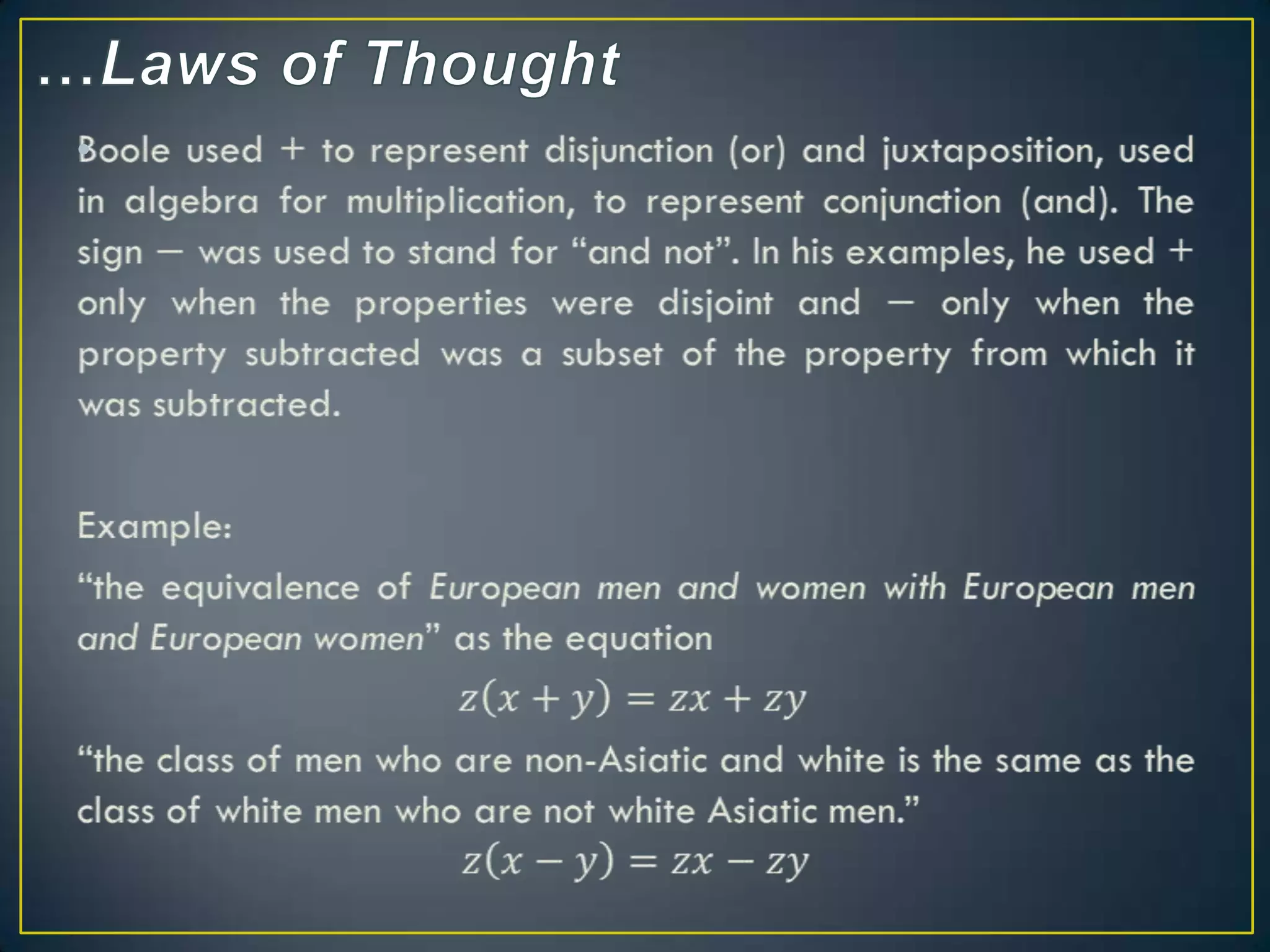 Logic and set theory ppt
