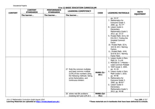 Math 4 Curriculum Guide rev.2016