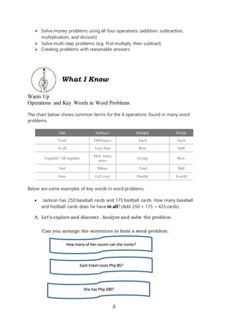 Math 4 q 1 mod12 learning competencies 24 | DOCX