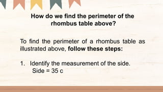 Rhombus Table Math MATH 4_Q1_WEEK3 powerpoint presentations | PPTX