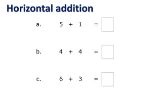 Horizontal addition
 