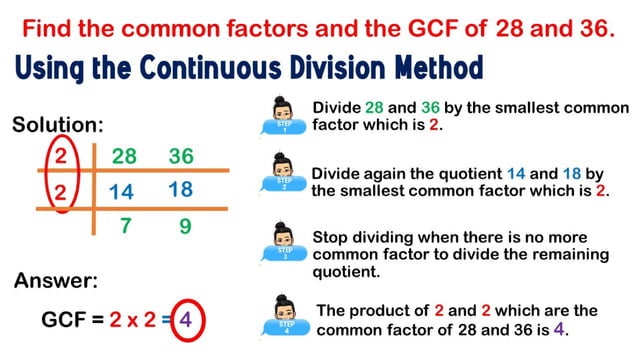 math 5 - GCF and LCM using Continuous Division.pptx