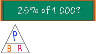 25% of 1 000?
 