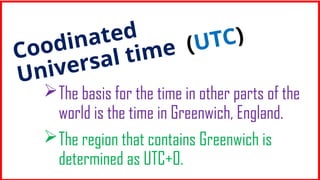 Understanding Utc Time Mathematics 5 - Time Measurement: Time Zone | PPTX