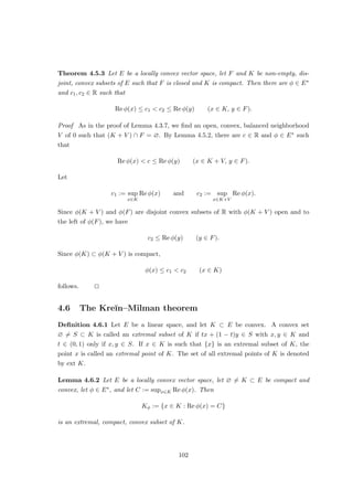 x
2
dx
= 2
Z (n+ 1
2 )π
0
| sin y|
y
dy
→ ∞,
it follows that ksnk → ∞. Hence, Theorem 2.4.1 implies that there is f ∈ C([−π, π])
such that supn∈N |sn(f)| = ∞. In particular, the Fourier series of f diverges at
x = 0.
46
 