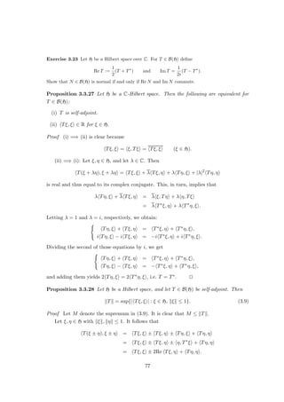 Case 2: p = ∞. Choose r  0 so large that |z|  r for all z ∈ K, and let w ∈ C with
|w|  r. Then we have uniformly in z ∈ K:
1
z − w
=
1
w
1
z
w − 1
= −
∞
X
n=0
zn
wn+1
.
It follows again that µ̂(w) = 0 for |w|  r and thus µ̂|V ≡ 0.
Let Γ by a cycle in U whose winding number around each point in K is 1 and around
each point in C  U is zero. By the Cauchy integral formula, we have
f(z) =
1
2πi
Z
Γ
f(w)
z − w
dw (z ∈ K).
But this yields
Z
K
f(z) dµ(z) =
1
2πi
Z
K
Z
Γ
f(w)
z − w
dw

dµ(z)
=
1
2πi
Z
Γ
Z
K
f(w)
z − w
dµ(z)

dw
=
1
2πi
Z
Γ
f(w)
Z
K
1
z − w
dµ(z)

dw
=
1
2πi
Z
Γ
f(w)µ̂(w)dw
= 0,
which contradicts the choice of φ. u
t
The advantage of this functional analytic proof is its brevity and its elegance. The
drawback is that it is not constructive: It depends on the Hahn–Banach theorem and
therefore on Zorn’s lemma.
2.3 Baire’s theorem
Theorem 2.3.1 (Baire’s theorem) Let X be a complete metric space, and let (Un)∞
n=1
be a sequence of dense open subsets of X. Then
T∞
n=1 Un is dense in X.
Proof Assume that the theorem is wrong. Then there are x0 ∈ X and   0 such that
B(x0) ⊂ X 
∞

n=1
Un.
Let V0 := B(x0). Since U1 is dense in X, there is x1 ∈ U1 ∩ V0. Choose r1 ∈ (0, 1) so
small that
Br1 (x1) ⊂ U1 ∩ V0.
Let V1 := Ur1 (x1). Suppose that open subsets V0, V1, . . . , Vn of X have already been
constructed such that
39
 