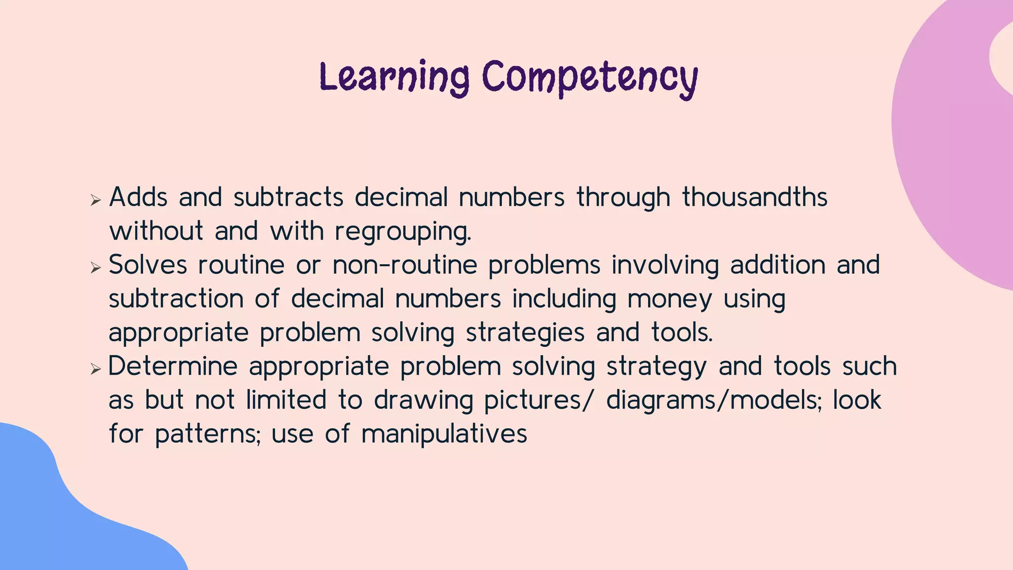 Adding and Subtracting Decimals | PPTX