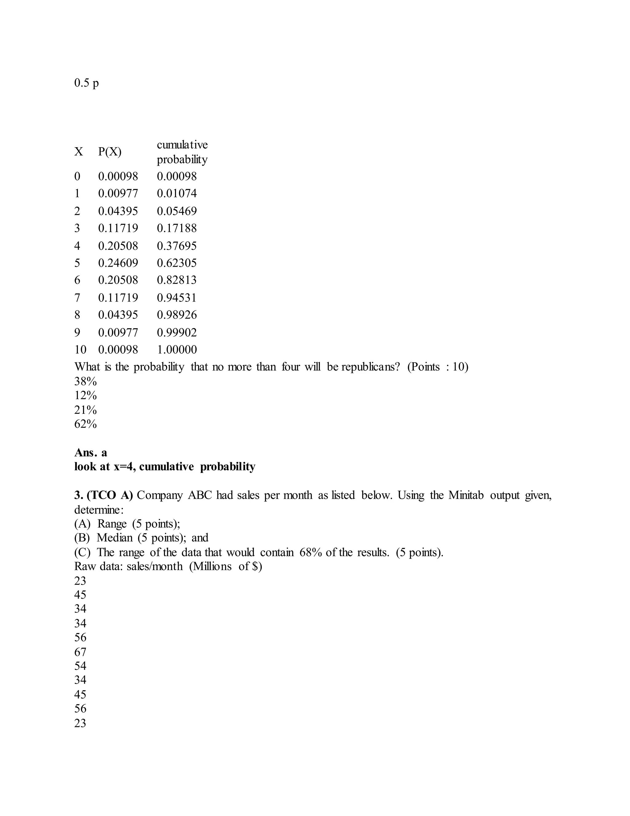Math 533 ( applied managerial statistics ) entire course | PDF