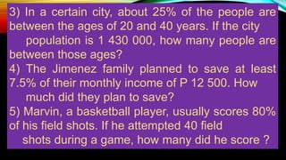 MATH 5 PPT Q3 - Lesson 59 - Finding the Percentage in a Given Problem.pptx