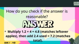 Problem Solving In Math Using Gmdas MATH5_Q4_W1 SOLVING WORD PROBLEMS USING GMDAS | PPTX