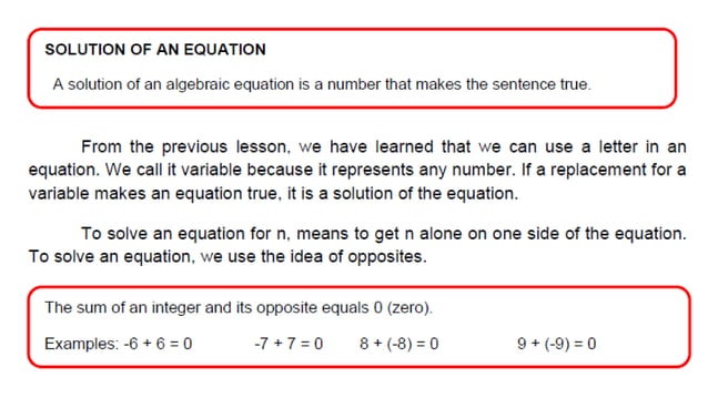 Representing Quantities in Real-life Situations using Algebraic ...