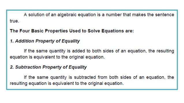 Representing Quantities in Real-life Situations using Algebraic ...