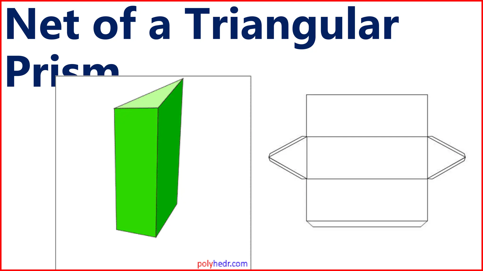 Net of a Triangular
Prism
 