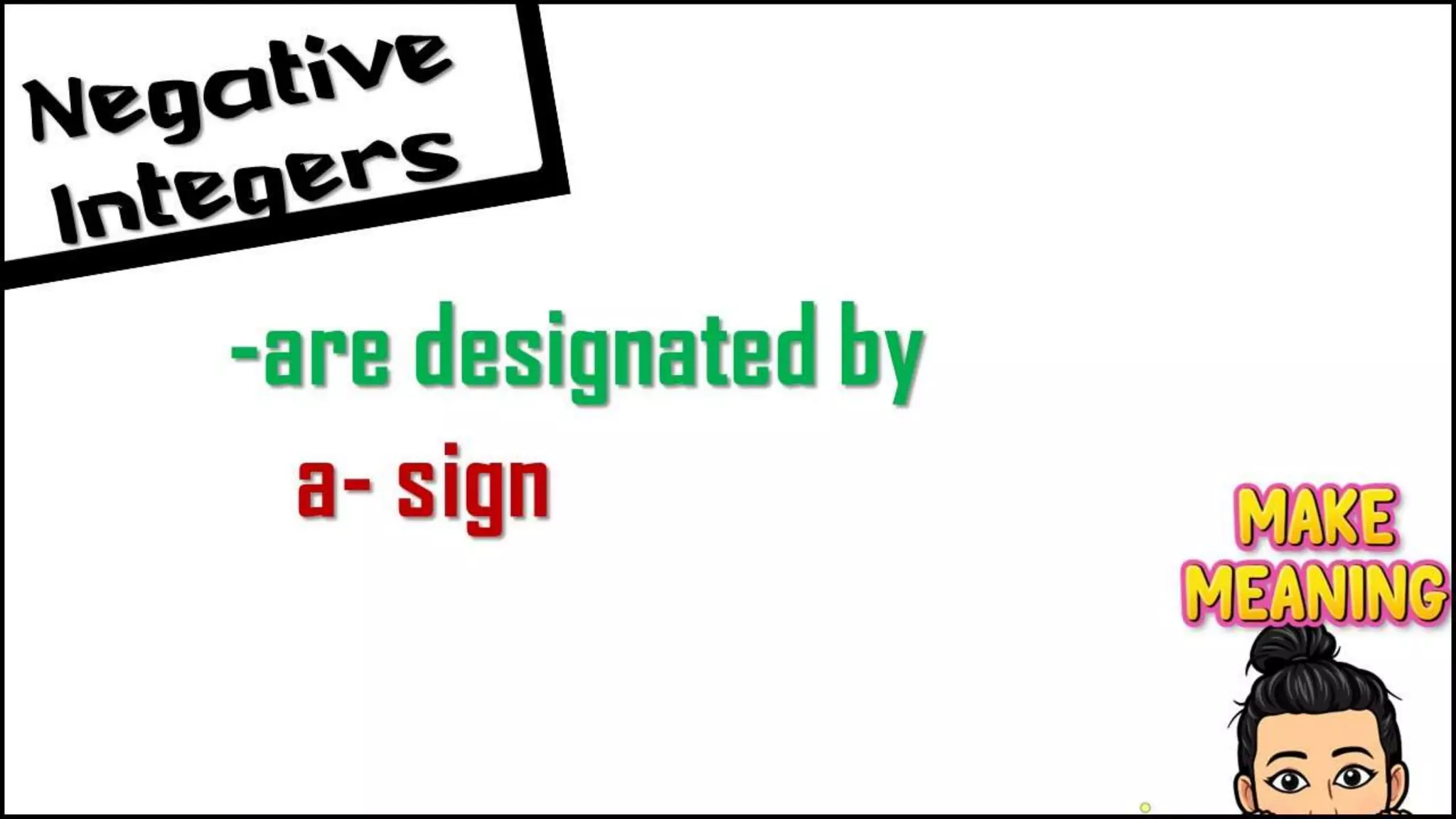 -are designated by
a- sign
 