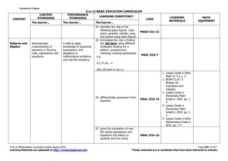 Math 6 Curriculum Guide rev.2016