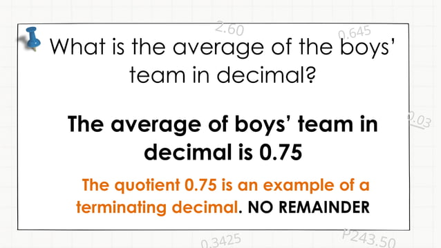 Terminating and non-terminating decimals | PPTX