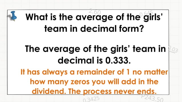 Terminating and non-terminating decimals | PPTX