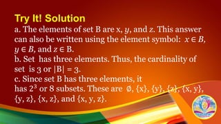 Math 7 | lesson 1 Sets | PPTX