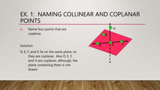 Coplanar Def MATH 7-WEEK 1 PPT-BASIC CONCEPTS IN GEOMETRY.ppt