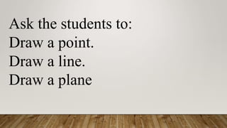 Point Drawing Examples In Math MATH 7-WEEK 1 PPT-BASIC CONCEPTS IN GEOMETRY.ppt