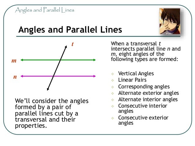 Math 7 Geometry 04 Angles Parallel Lines And Transversals