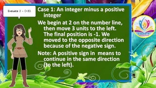Math 7 lesson 5 subtraction of integers | PDF