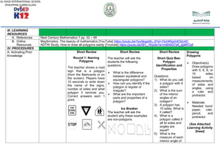 MATHEMATICS 7 MATATAG SAMPLE WEEKLY PLAN | DOCX