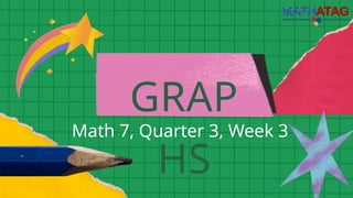 Math 7, Quarter 3, Week 3
GRAP
HS
 