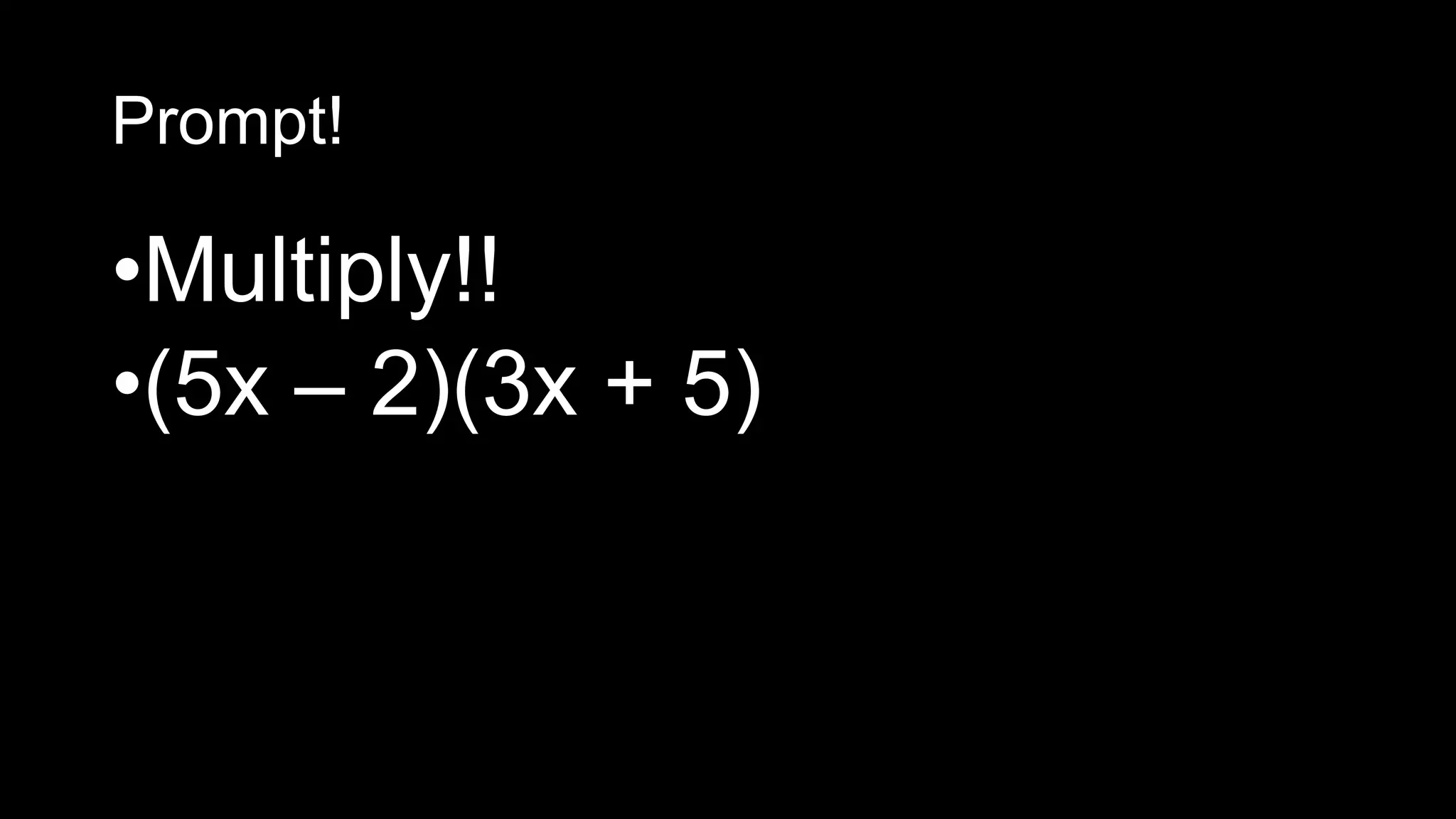 Math 7 – special products of binomials | PPTX