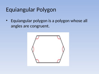 Equangular Shape MATHEMATICS 7 WEEK 1 ABOUT CLASSIFICATION OF POLYGON | PPT
