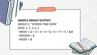 Quarter 1 Week 1 Measures of Central Tendency | PPTX