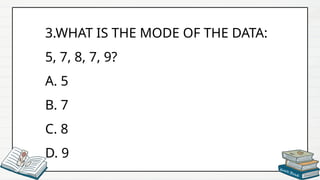 Quarter 1 Week 1 Measures of Central Tendency | PPTX