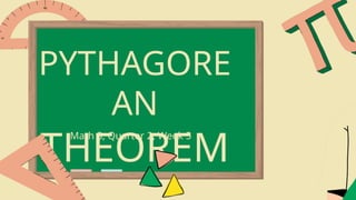 Math 8 Quarter 3 Week 5 Lesson: PYTHAGOREAN THEOREM | PPTX