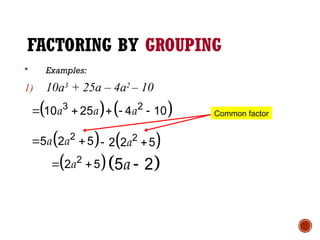 Math 8 Special Products and Factors (pptx.pptx