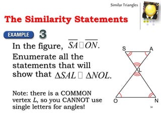 Math 9 similar triangles intro | PPTX
